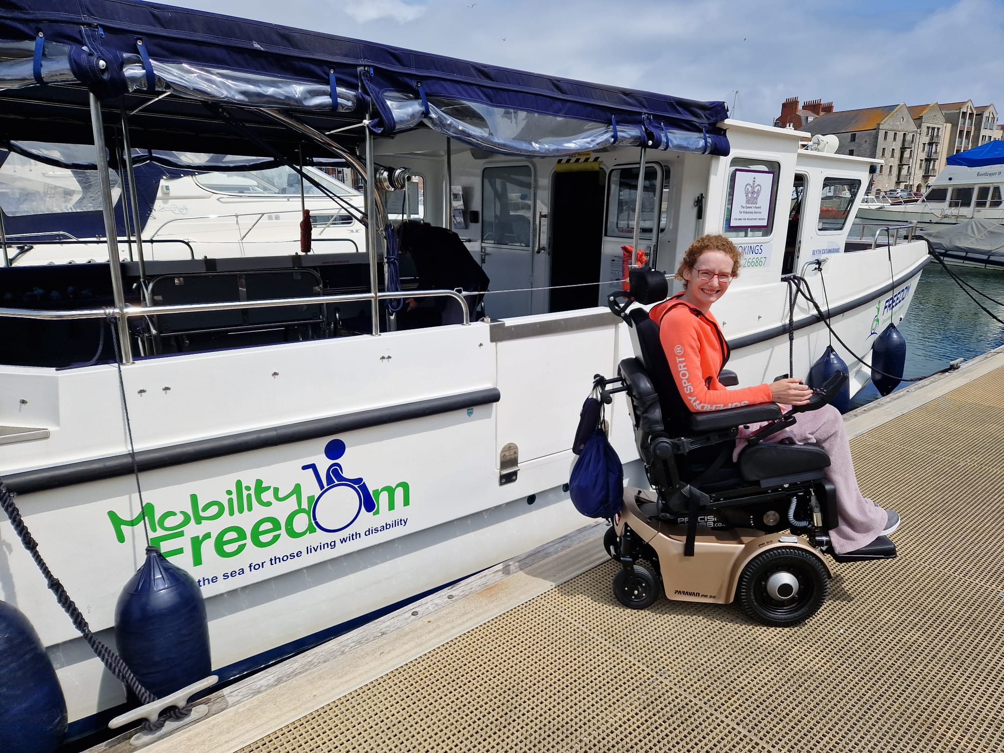 MV Freedom Wheelchair Accessible Boat Weymouth Hannah s Hope MV Freedom Wheelchair Accessible Boat Weymouth Hannah s Hope