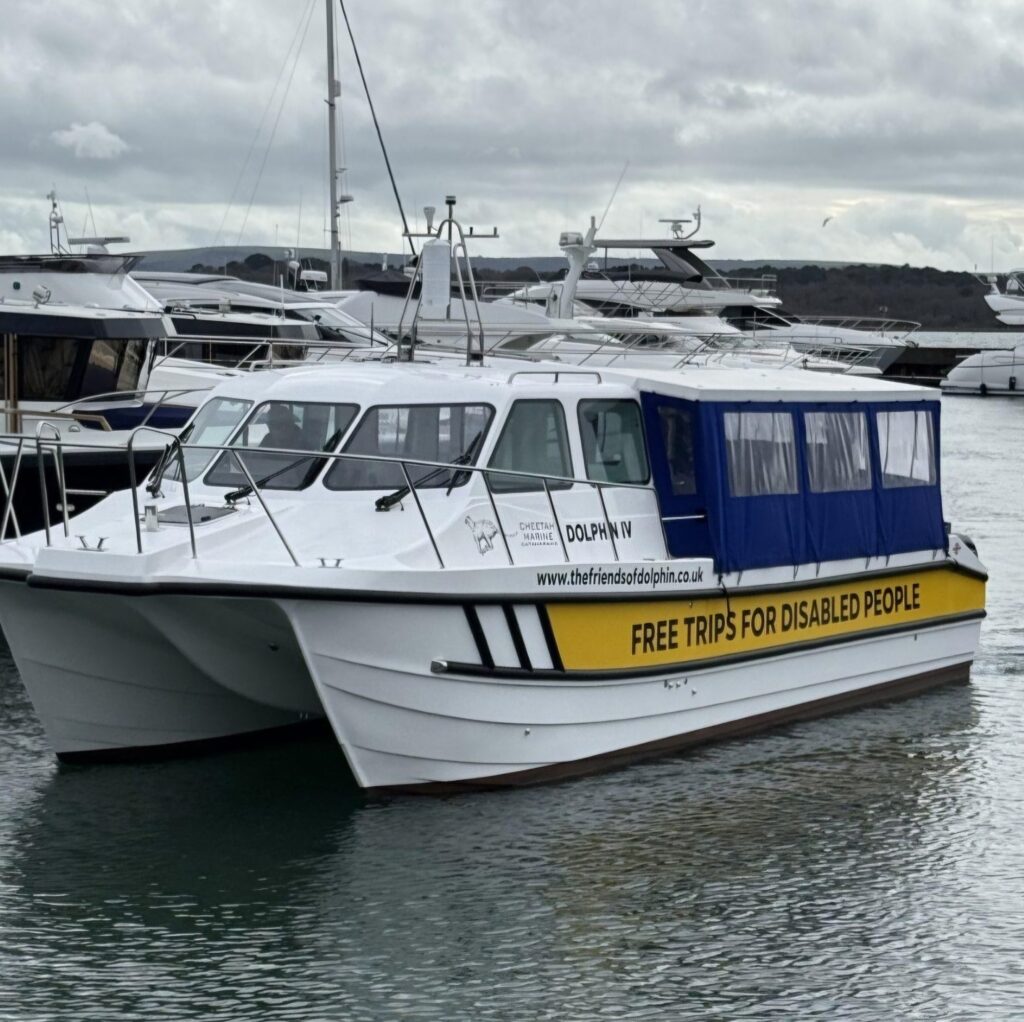 The Dolphin boat. Image credits to The Friends of Dolphin. One of the 7 wheelchair accessible things to do around Poole.